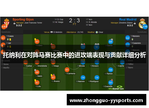 托纳利在对阵马赛比赛中的进攻端表现与贡献详细分析